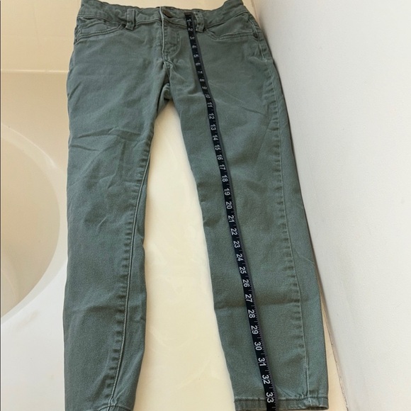Women's Olive Straight Legged Paint - Picture 4 of 4